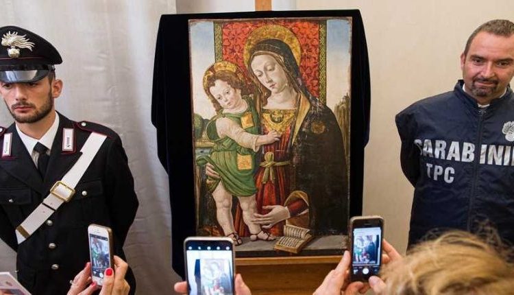 Perugia riabbraccia la madonna con bambino di Pinturicchio