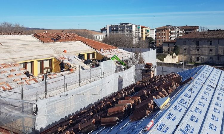 Rifacimento della copertura del Tribunale di Verona