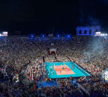 PERFORMANCE iN LIGHTING. Uno scenario di luce unico in occasione dell’Europeo di Pallavolo all'Arena di Verona